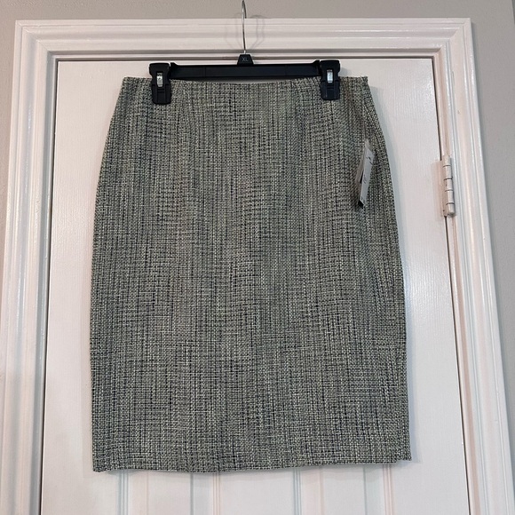 Premise Green and Blue Patterned Pencil Skirt - Picture 1 of 5